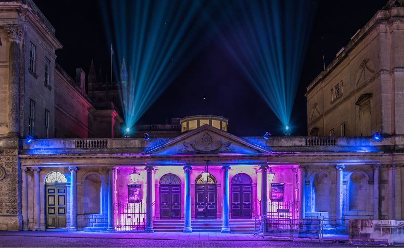 Roman Baths Christmas lights 2025